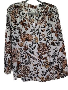 NWT Lilly Pulitzer Size Medium Elsa Top Coconut Take Meowt 100% Silk